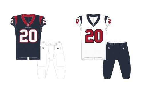 Houston Texans uniforms
