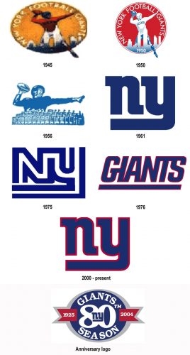 New York Giants logo history